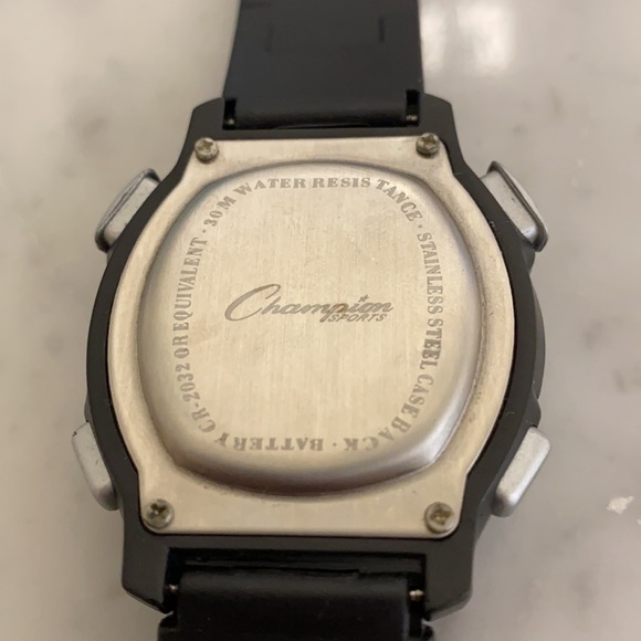 ✅ CHAMPION Sports Watch Vintage 30M Water Resistant Stainless Steel Wristwatch - Picture 3 of 6